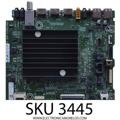 MAIN PARA TV HISENSE ((GOOGLE TV)) / NUMERO DE PARTE 309498 / RSAG7.820.11493/ROH / 309499 / 75A62GUA(0010) / PANEL HD750Y3U71-T0LA\S0\GM\ROH / DISPLAY HV750QUB-F91 / MODELO 75U6H 75A62GUA